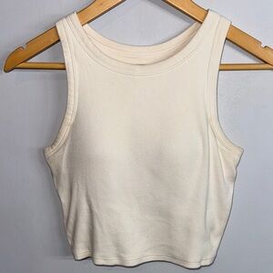 Uniqlo Airism Women's Ribbed Cropped Bra Top